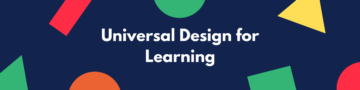 Universal Design for Learning (UDL) banner