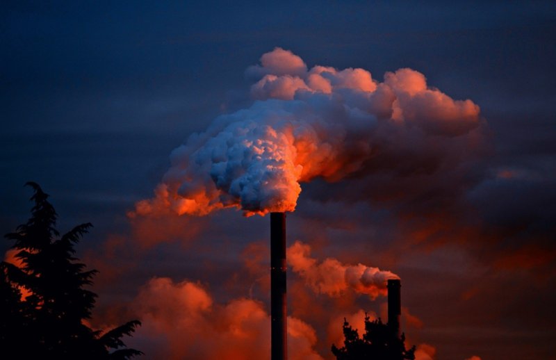Smoke from chimney - dystopian fiction