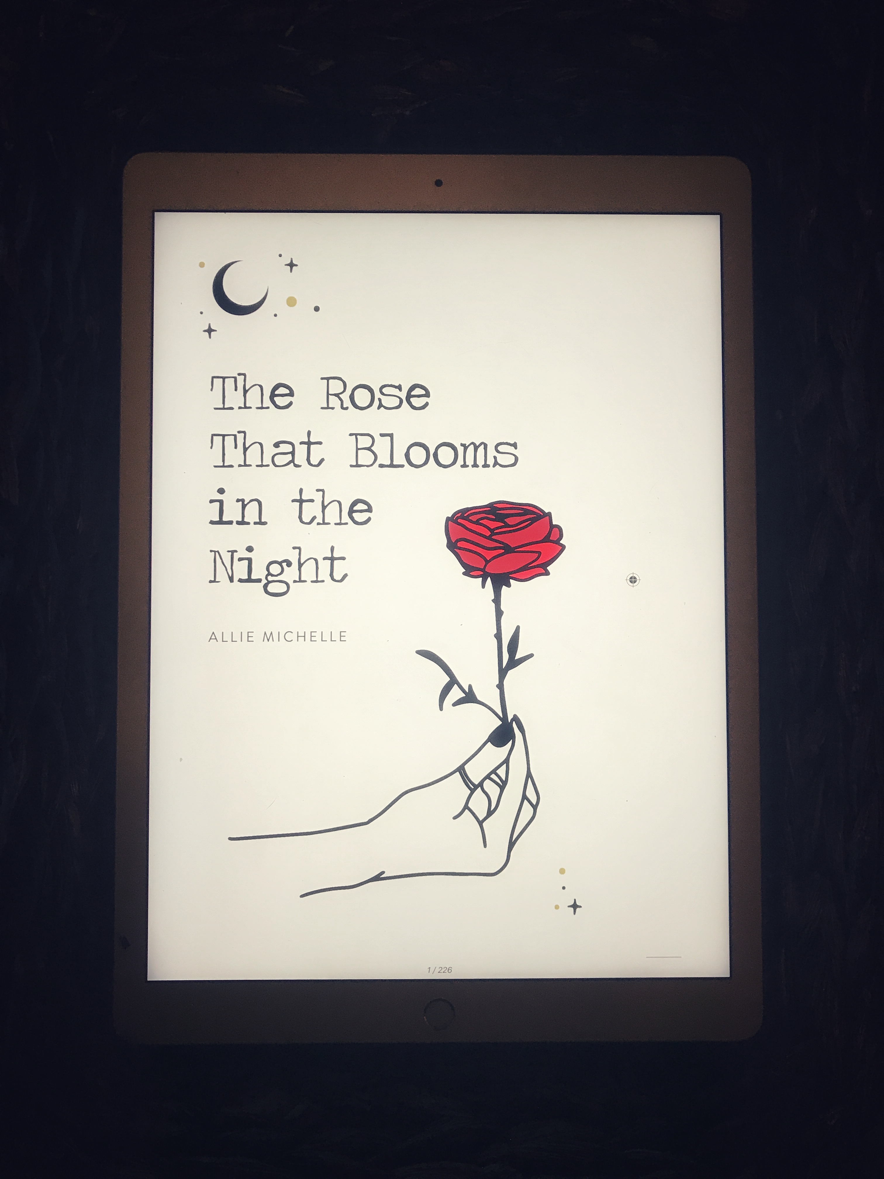 My favorite bookstagram of The Rose That Blooms in the Night