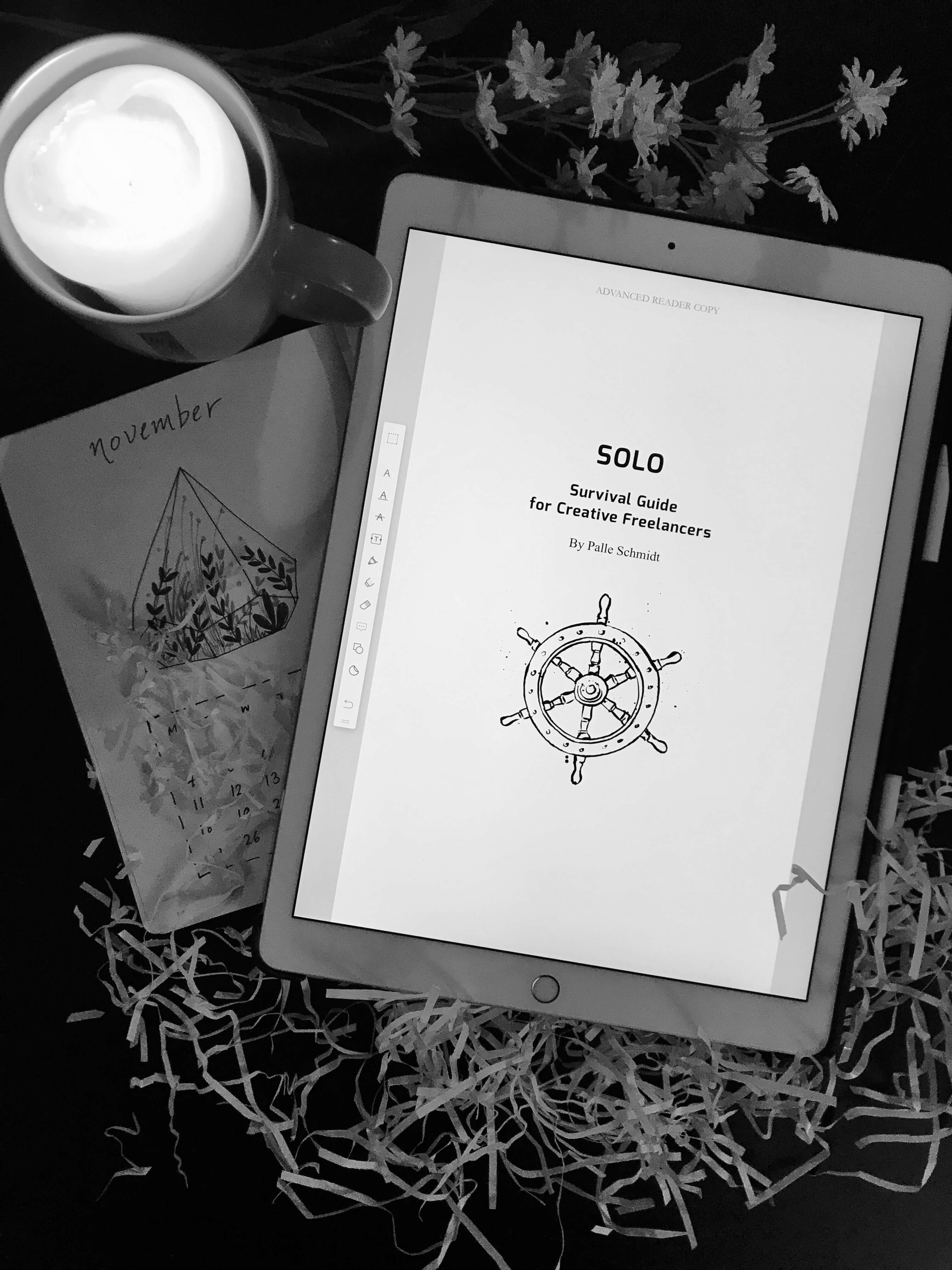 My favorite bookstagram of SOLO : Survival Guide for Creative Freelancers by Palle Schmidt