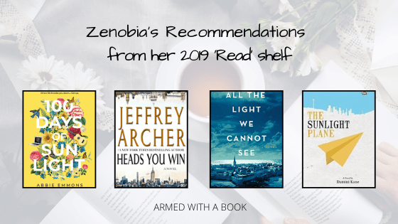 Books that Zenobia recommends from her 2019 reading list
