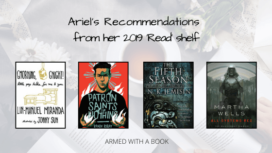Books that Ariel recommends from her 2019 reading list