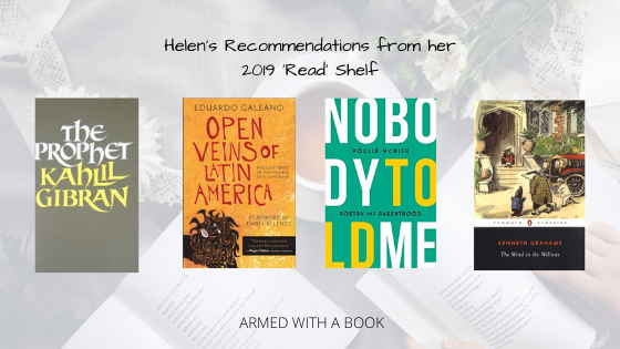 Books that Helen  recommends from her 2019 reading list