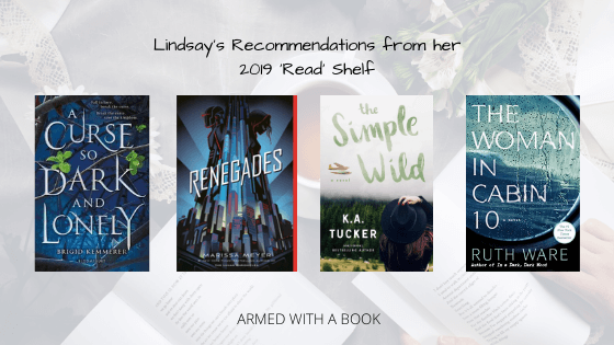 Books that Lindsay recommends from her 2019 reading list