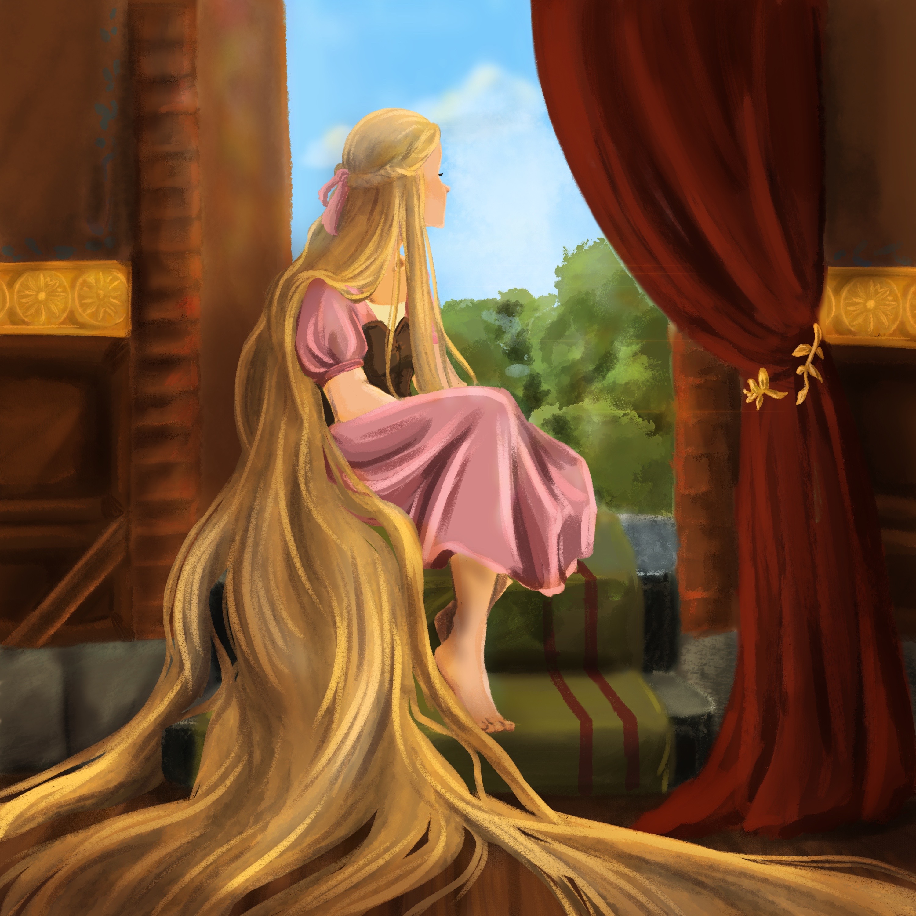 Rapunzel by Ellinor Sutt - On Art and Creating as we get Older