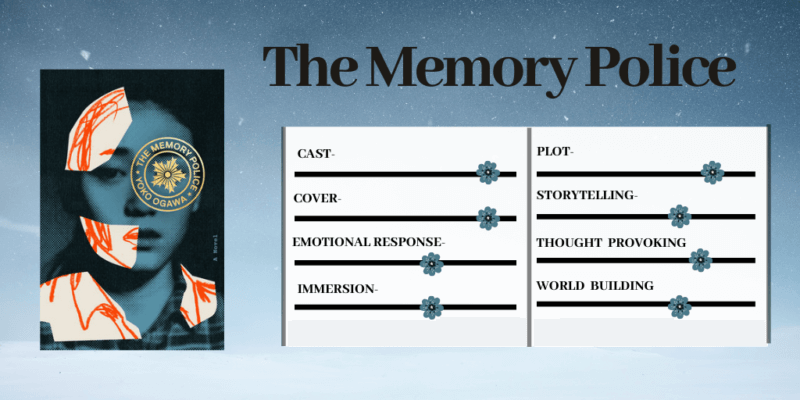 The Memory police reading experience graphic