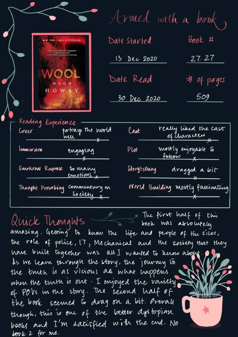 Wool by Hugh Howey - reading experience and summary