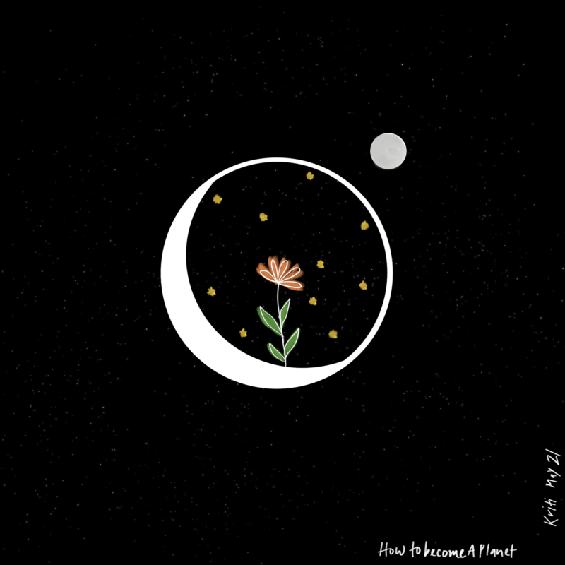 My art inspired by How to Become a Planet