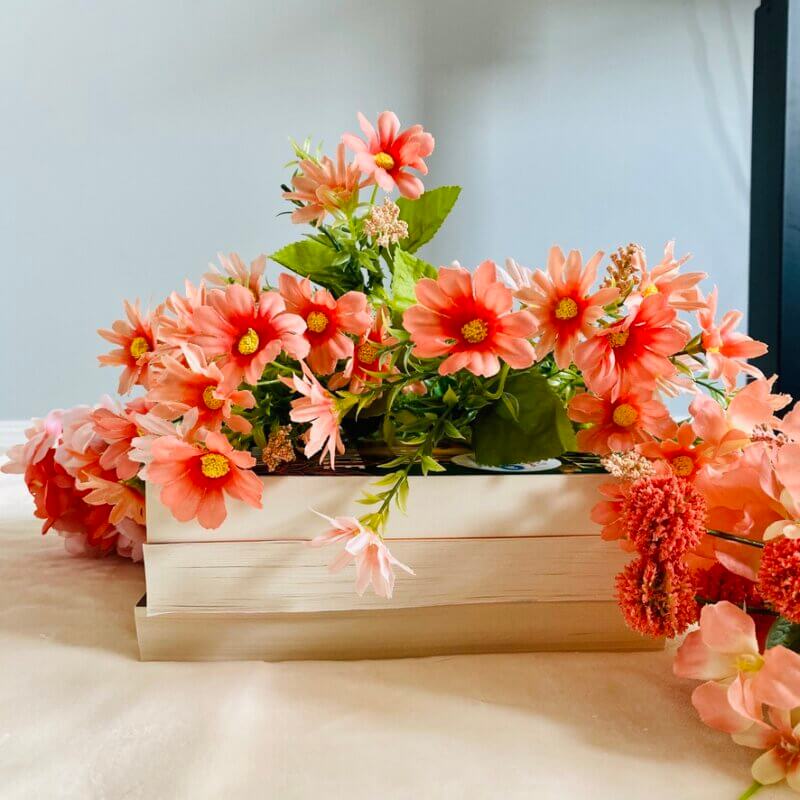 A Summer Reading Meditation - flowers and books